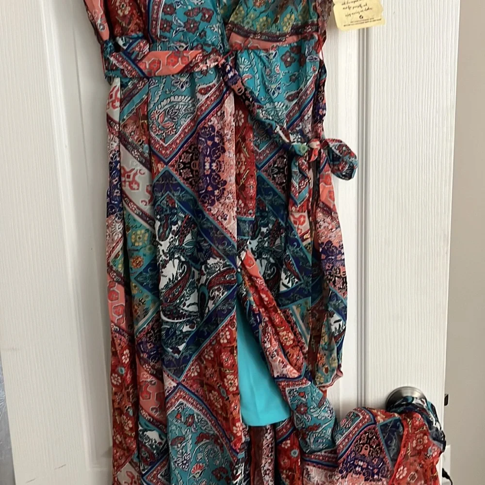 Chiffon Ruffle Multi Dress - Picture 3 of 7